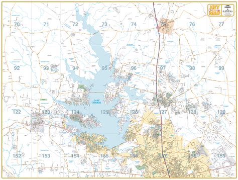 Lake Conroe – Houston Map Company