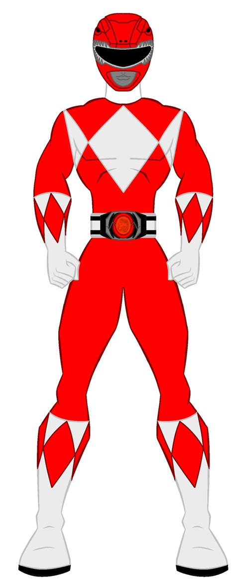 1. Mighty Morphin Power Rangers - Red Ranger by PowerRangersWorld999 on DeviantArt