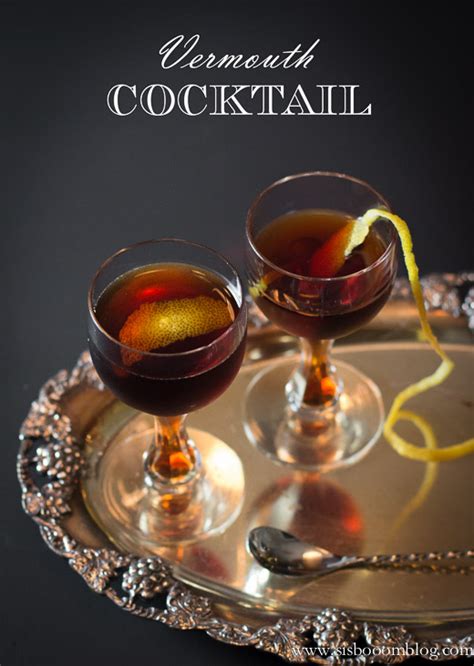 Vermouth Cocktail - Aperitivo Fantastico Just In Time! - Recipe from Sis. Boom. Blog!