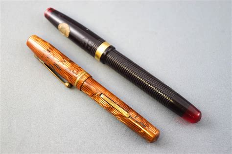 Two vintage Waterman fountain pens,