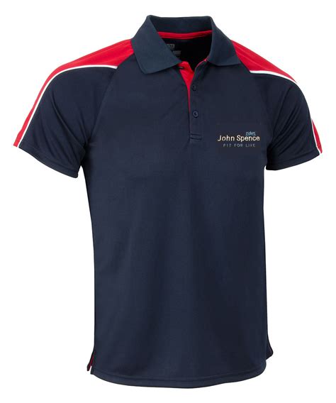 John Spence Compulsory Navy/Red Contrast Polo Shirt : Michael Sehgal and Sons Ltd , Buy School ...