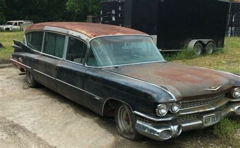 Detective Work Required: 1959 Cadillac Super Royale Hearse | Barn Finds