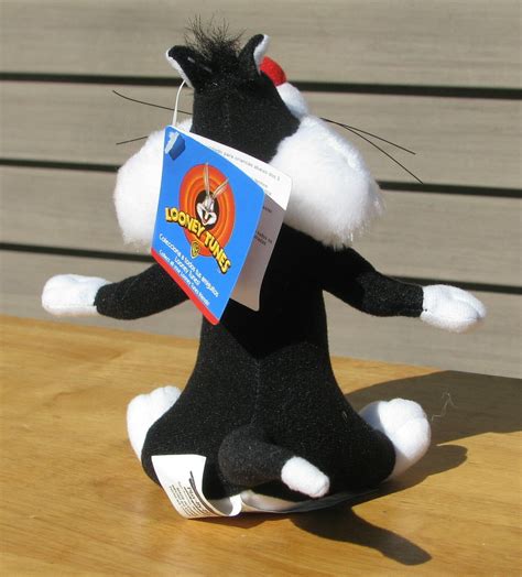 Warner Brothers Sylvester Plush 7" Tags Looney Tunes Cartoon Character - Warner Bros.