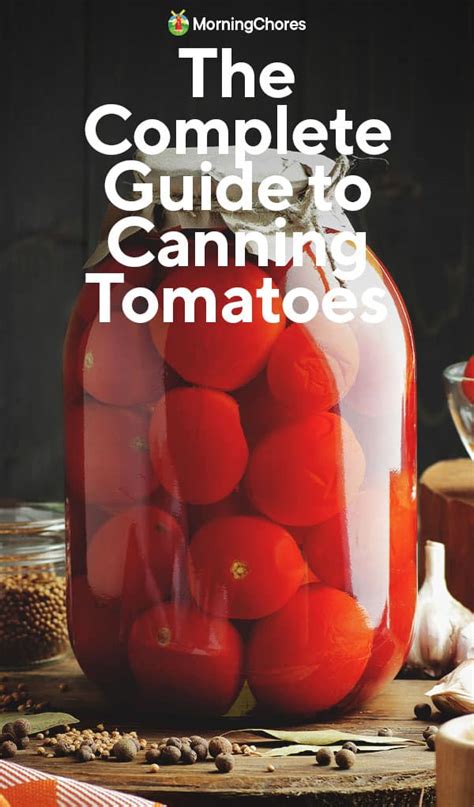 The Complete Guide to Canning Tomatoes