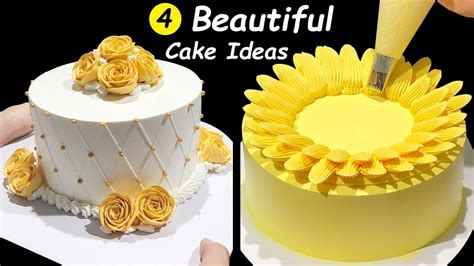 How To Make Cake Decorating Tutorials for Beginners | Homemade cake ideas | Easy cake decoration ...