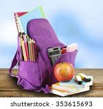 School Bags And Desks Free Stock Photo - Public Domain Pictures