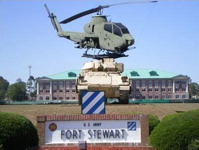 Fort Stewart, GA - another HUGE Army base. This was our final destination on the big cross ...