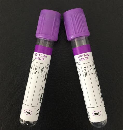 Edta Tube With Blood / EDTA purple top vacutainer tubes blood ...