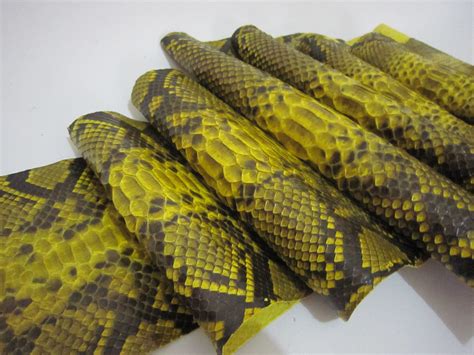 124 inch Genuine Python Hide real snake skin tanned leather Reticulated ...