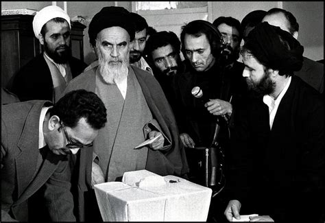 Alfred Yaghobzadeh Photography | Ayatollah Khomeini, the leader of Iran's 1979 Islamic revolution.