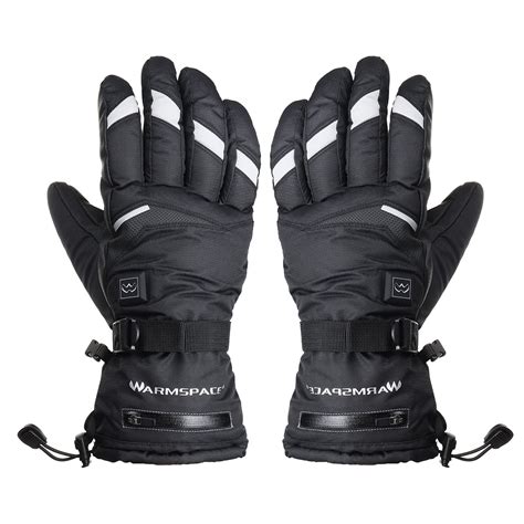 Waterproof Heated Gloves for Men Women Insulated Warm Thermal Gloves ...