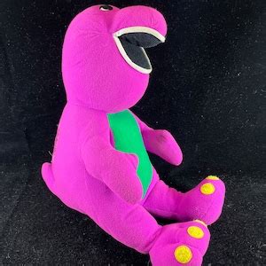 Vintage 1990's Talking Singing Barney the Purple Dinosaur 19 Inch ...