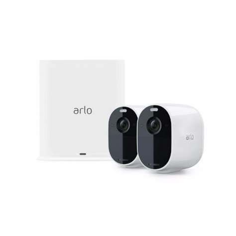 Brand new Arlo Essential Wire-Free Spotlight Camera - 2 Camera Kit with Smart Hub - TechTraders