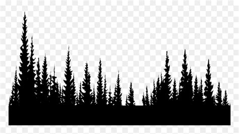 #freetoedit #trees #silhouette #black #forest #inthedistance - Forest Trees Silhouette Png ...