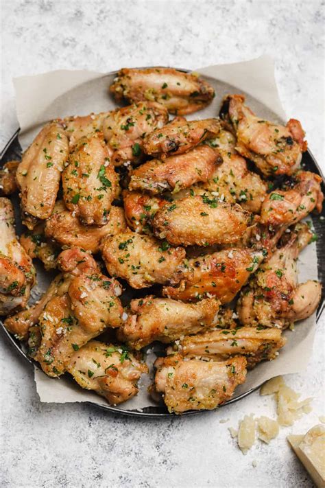 Crispy, Oven Roasted Garlic Parmesan Wings - Well Seasoned Studio