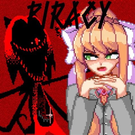 Stream FNF Piracy but Fatal Error Sonic and Monika (Pixel) Sing It by ...