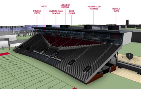 Photos: Northern Illinois unveils Huskie Stadium stadium renovations - Footballscoop