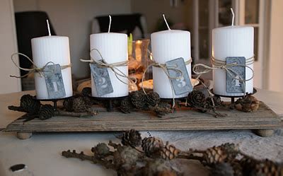 Picture Of Diy Advent Candles