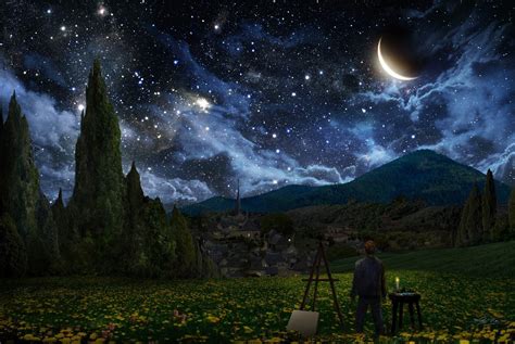 Vincent van Gogh, Starry night, The Starry Night HD Wallpapers ...