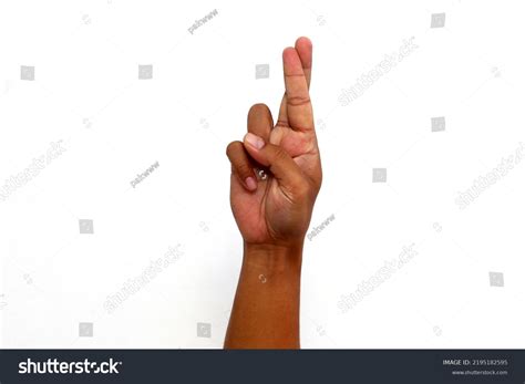 Letter R Sign Language Hand Gesture Stock Photo 2195182595 | Shutterstock