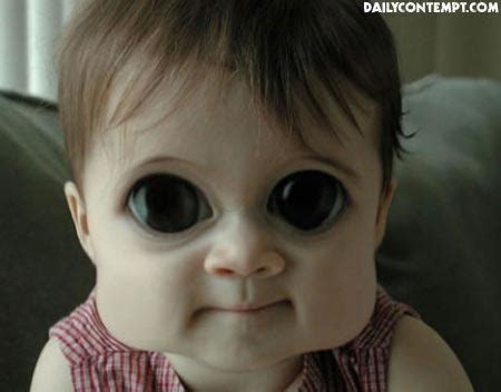 Baby with very big eyes - Funny Pictures, Funny Photos, Babies, Animals ...