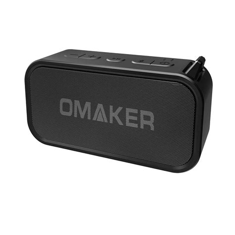 Portable Bluetooth Speaker, Omaker M6 Outdoor Waterproof Stereo Speaker 2x3.5W Enhanced Base ...