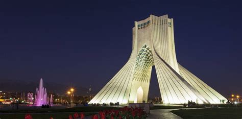 Azadi Tower At Night