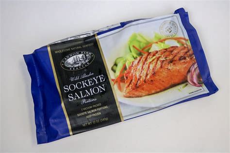 Salmon, Wild Sockeye, Portions – 2 each – Box of Good