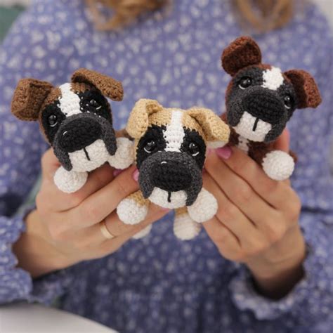 Crochet Boxer dog pattern - Inspire Uplift