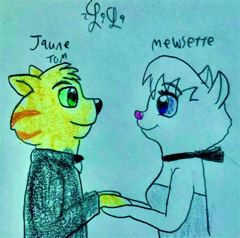 Jaune-Tom and Mewsette getting married by LugiaLover249 on DeviantArt