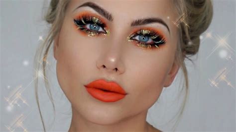 Makeup Tutorial Orange Lips | Gaestutorial