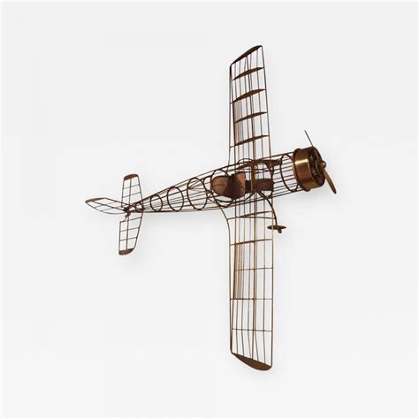 Curtis Jeré - Great Modernist Curtis Jere Airplane Sculpture