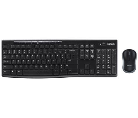 Logitech MK270 Wireless Keyboard and Mouse Combo with Media Shortcut Keys