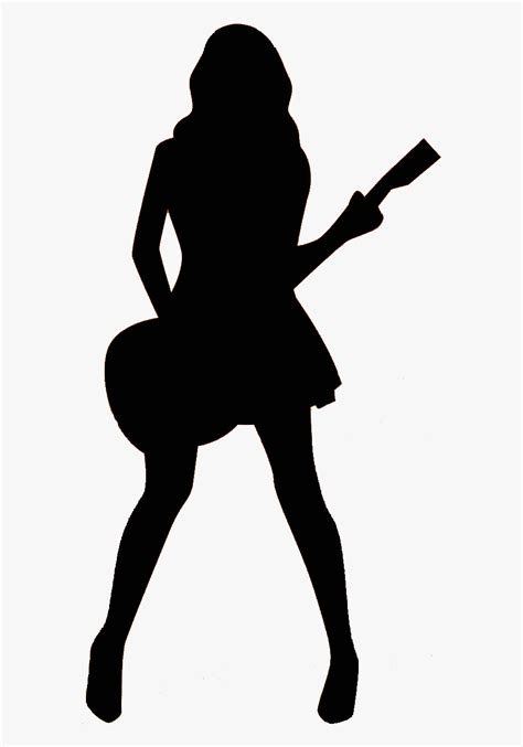 Image01 - Silhouette Of A Rockstar , Free Transparent Clipart - ClipartKey