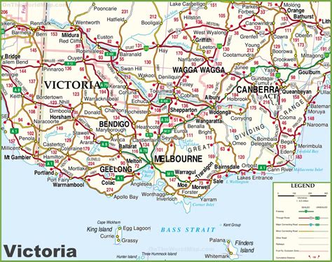 Printable Map Of Victoria Australia | Printable Maps