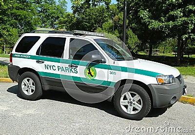 US Park Ranger Car In NYC Park In Brooklyn Editorial Photography ...