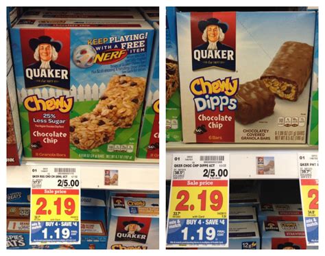 Quaker Chewy Bars ONLY $0.86 with Kroger Mega Sale! | Kroger Krazy