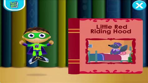 Super Why Little Red Riding Hood Cartoon Animation PBS Kids Game - YouTube