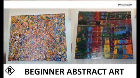 Beginner Abstract Art - YouTube