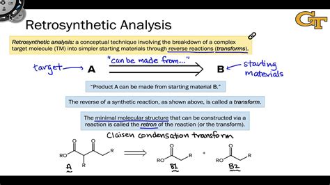 Retrosynthetic Analysis - YouTube