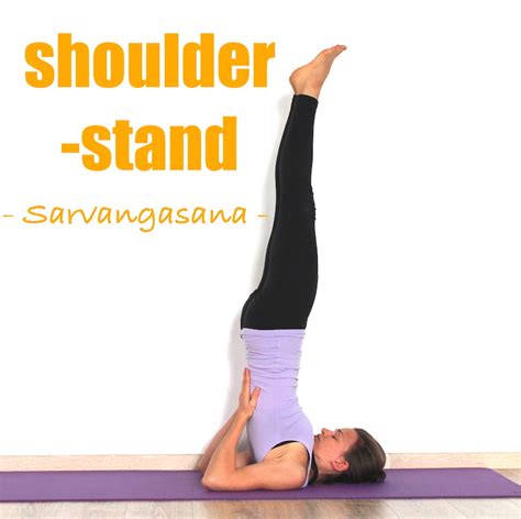 How To Do Shoulder Stand Yoga - YogaWalls