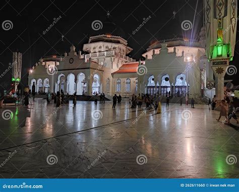 Banda Aceh Mosque at Night. Aceh Mosque. Islam Mosque Editorial Image ...