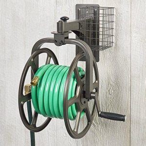 15 Amazing DIY Garden Hose Reel Storage Ideas - Igra World