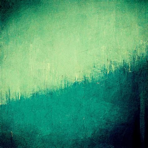Premium Photo | Abstract contemporary modern watercolor art Minimalist teal and green shades ...