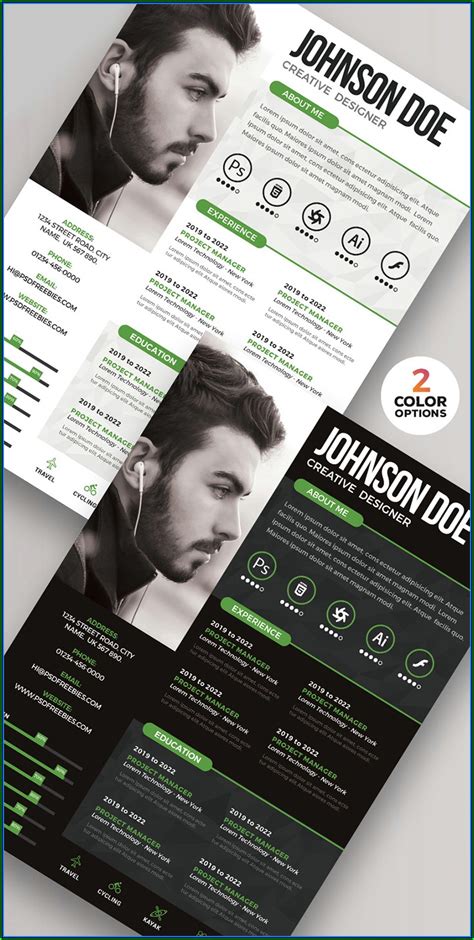 Graphic Design Resume Templates Free Download - Template 2 : Resume ...