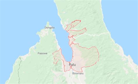 Peta Palu > Peta Kota Palu Terbaru (Google Maps)