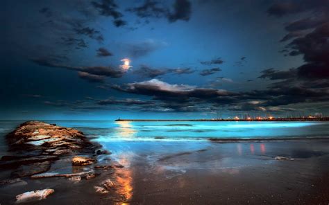 Night Beach Wallpapers - Wallpaper Cave