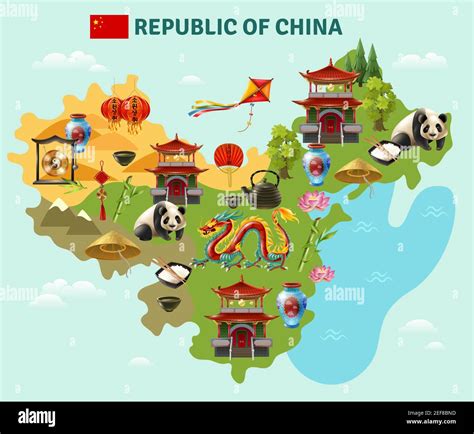 terminado Posibilidades Línea de visión china tourist attractions map porcelana surco Respecto a