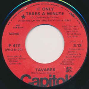 Tavares - It Only Takes A Minute (1975, Vinyl) | Discogs