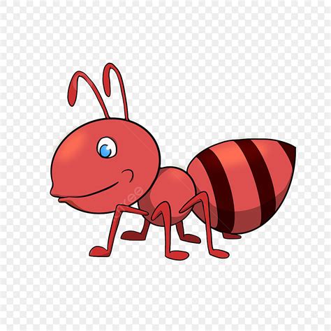 Red Ant Clipart Hd PNG, Cartoon Style Red Ant Clipart, Cartoon Ant ...